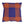Reversible Purple and Orange Indoor Outdoor Fall Throw Pillow