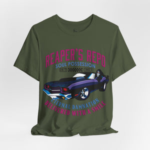 Grim Reaper's Repo Funny Halloween T-Shirt