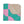Pastel Pink & Mint Green Geometric Sherpa Throw Blanket
