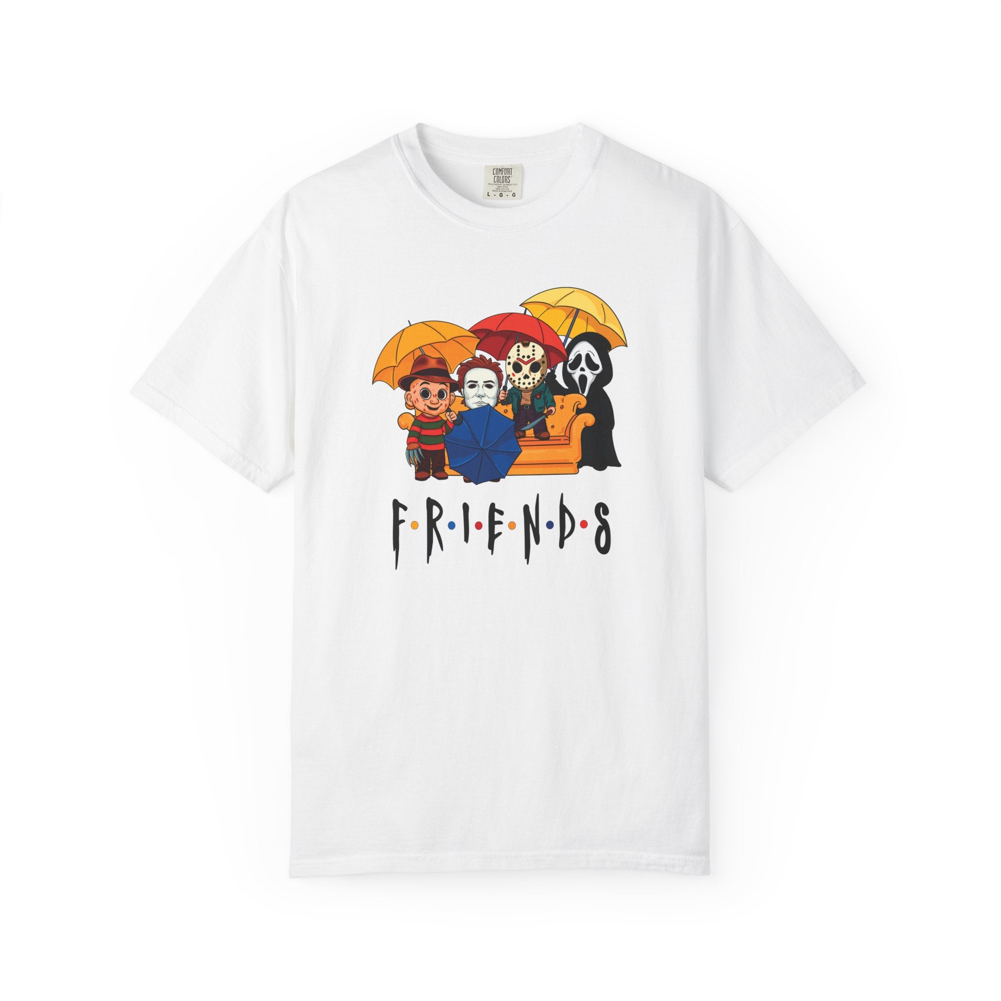 80s Horror Movie Friends Halloween T-Shirt Comfort Colors®