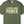Green t-shirt with graphic design and text on a white background