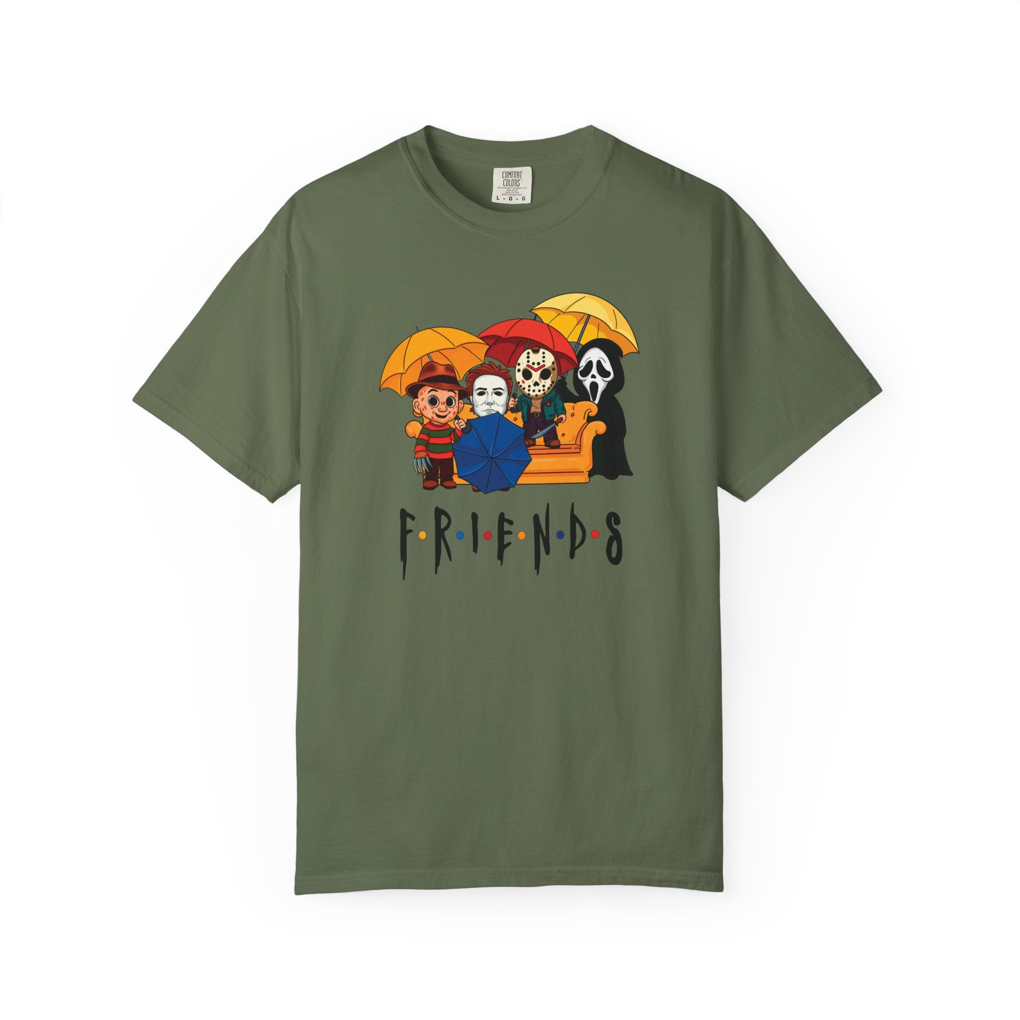80s Horror Movie Friends Halloween T-Shirt Comfort Colors®