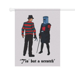 Freddy Krueger vs Monty Python Funny Halloween Yard Flag