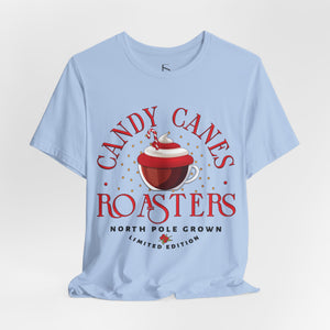 Candy Canes Roasters Christmas Coffee T-Shirt