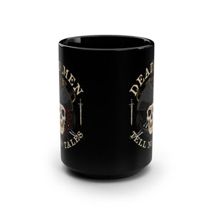 Dead Men Tell No Tales Pirate Skull Ceramic Mug 15oz