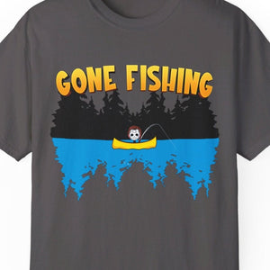 Gone fishing Friday the 13th men's funny shirt