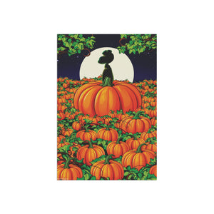 The Great Pumpkin Peanuts Halloween Yard Flag