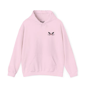 Irish green hoodie with embroidered 'Wicked Cat® Embroidered' design on a plain background