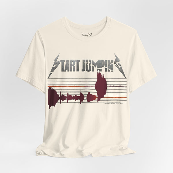 Virginia Tech Metallica Seismograph Chart T-Shirt