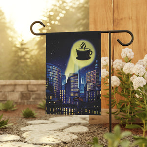 Batman Signal Coffee Lovers Yard Flag