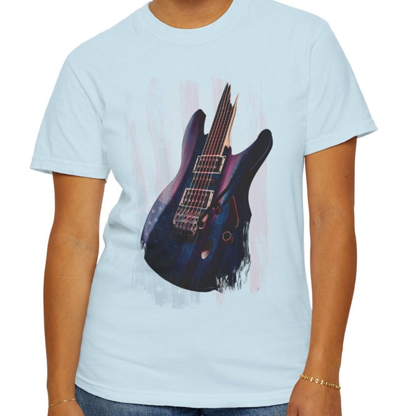 Comfort Colors© American Rock Guitar Patriotic USA T-Shirt