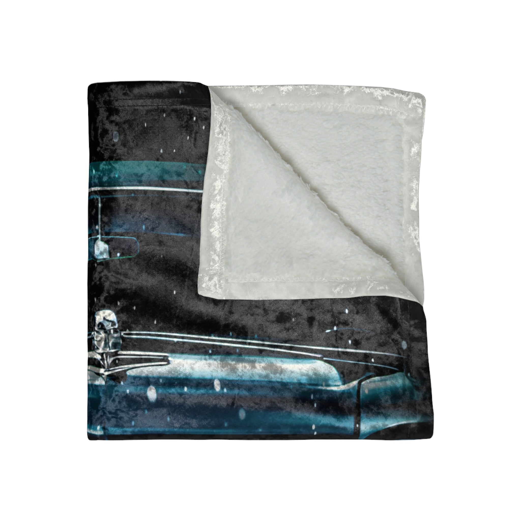 Classic Car Ho'in Around Funny Holiday Throw