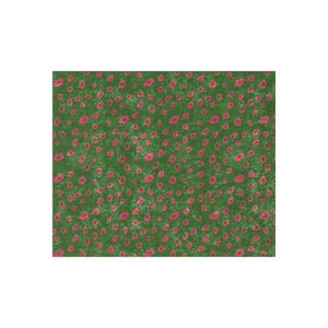 Green & Pink Modern Decorative Throw Blanket