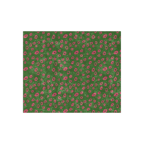 Green & Pink Modern Decorative Throw Blanket