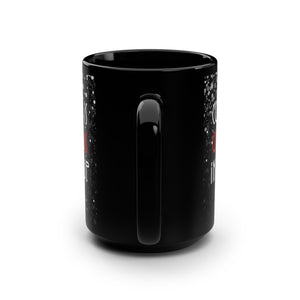 mug with 'Christmas in a Cup Holiday 15oz' graphic on a white background