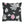 Dark Grey & Pink Fall Leaves Indoor Outdoor Pillow