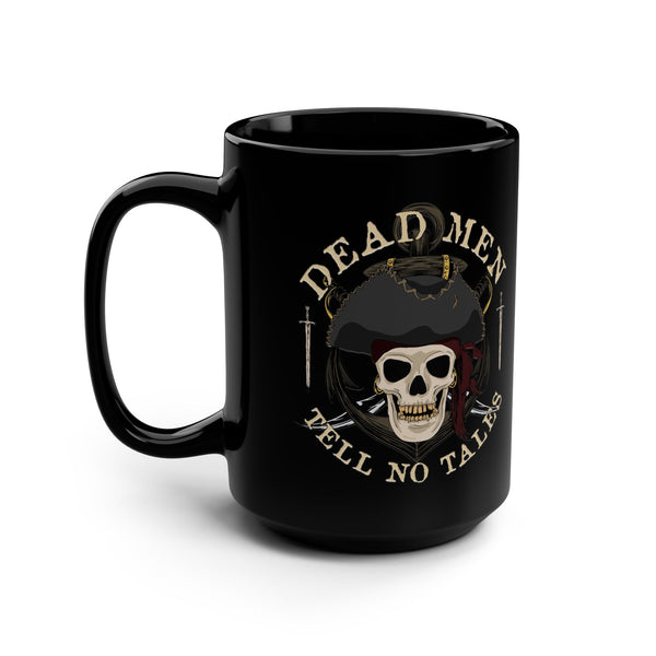 Dead Men Tell No Tales Pirate Skull Ceramic Mug 15oz