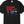 Black t-shirt  with 'Kicking Kings to the Curb since 1776' text and graphics on a white background.