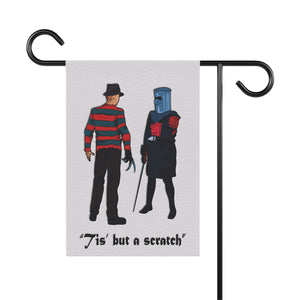 Freddy Krueger vs Monty Python Funny Halloween Yard Flag