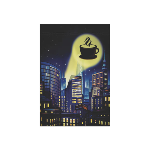 Batman Signal Coffee Lovers Yard Flag