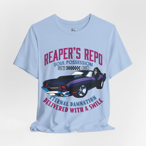 Grim Reaper's Repo Funny Halloween T-Shirt