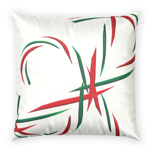 Christmas Candy Cane Velvet Pillow