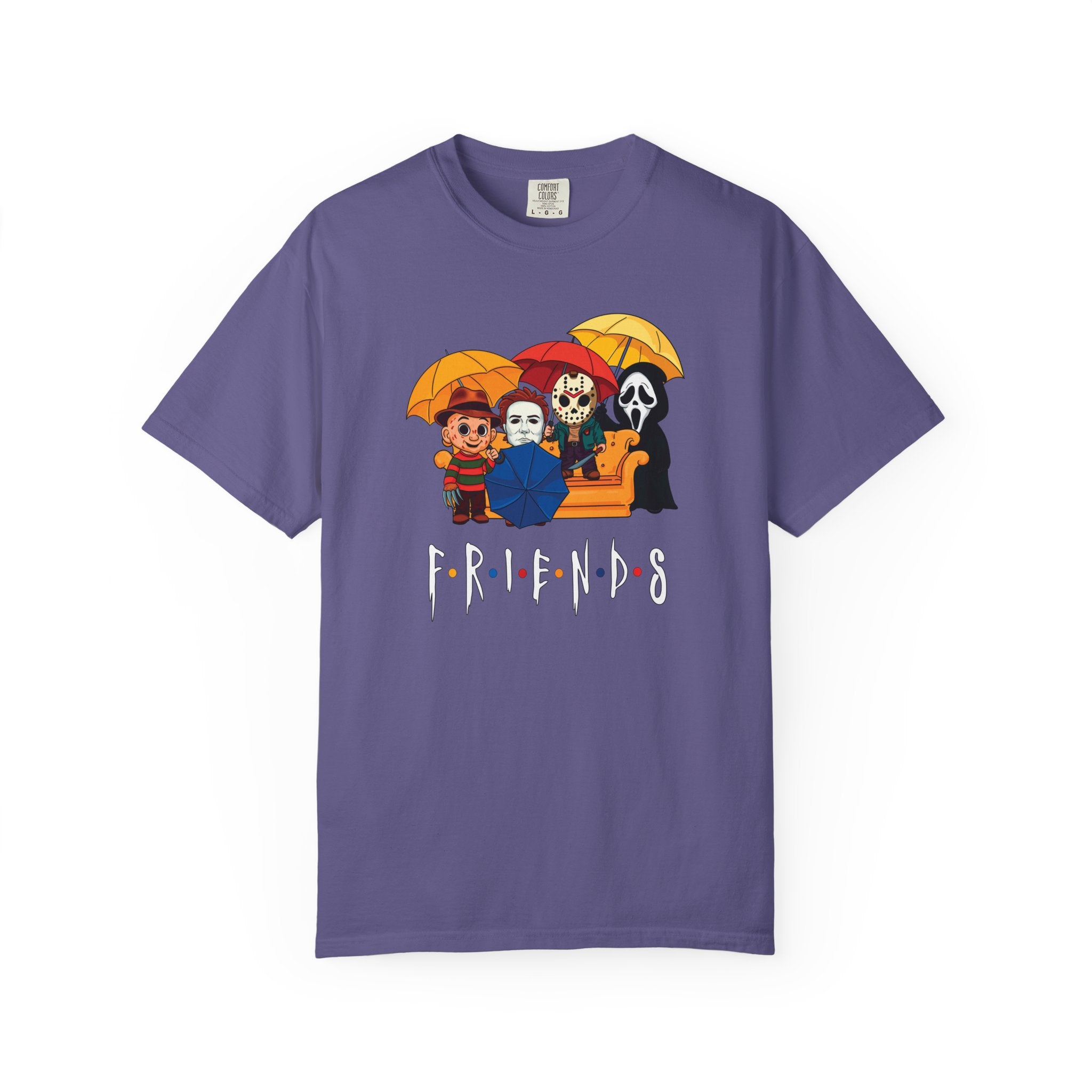 80s Horror Movie Friends Halloween T-Shirt Comfort Colors®