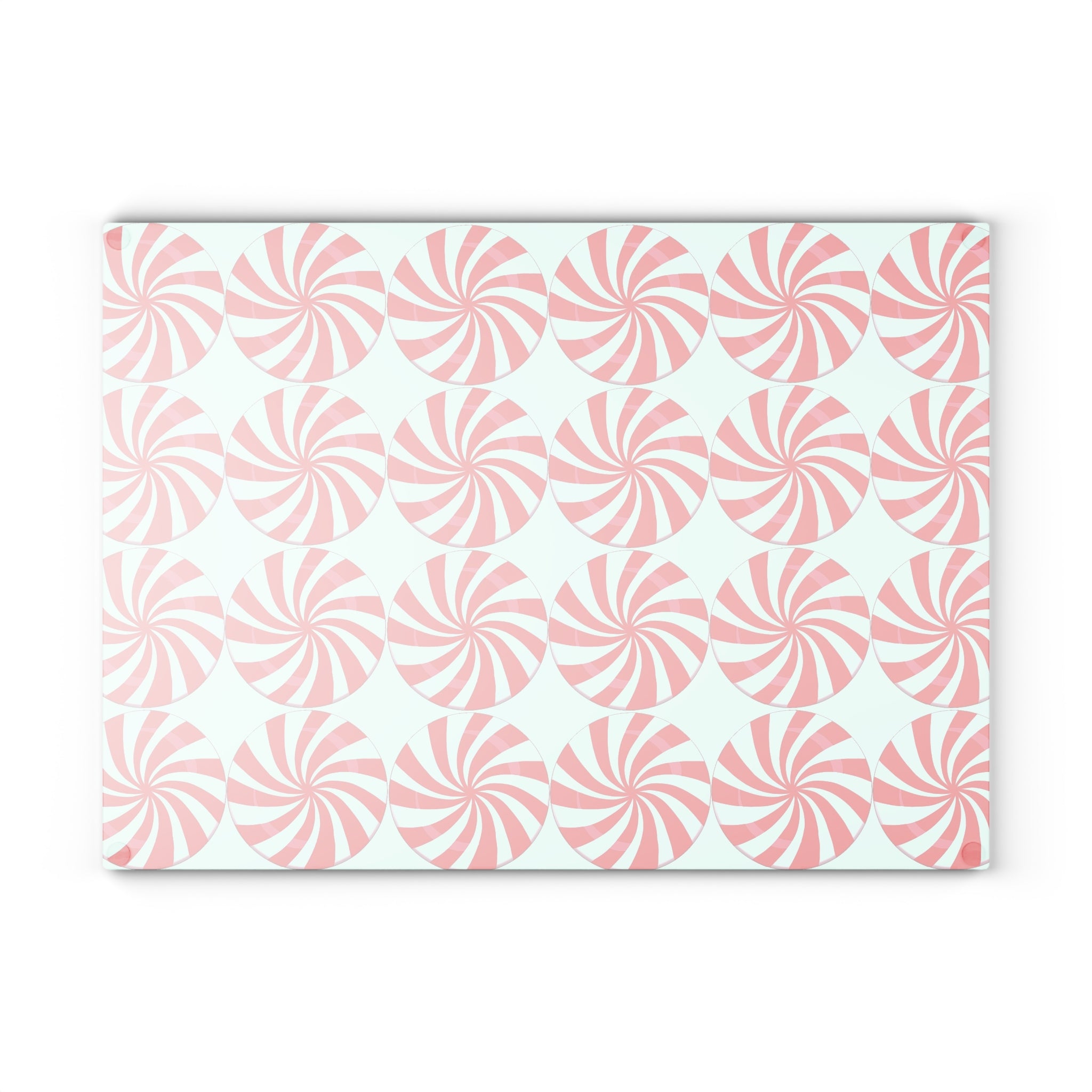 Candy Cane Peppermints Christmas Cutting Board