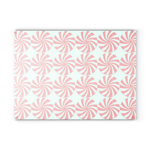 Candy Cane Peppermints Christmas Cutting Board