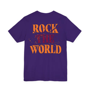 Rock the World Tech Football T-Shirt