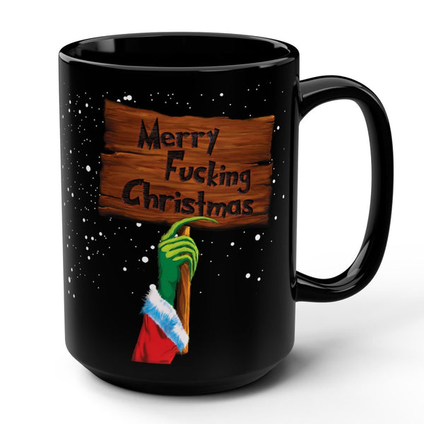 merry fucking christmas Grinch coffee tea mug
