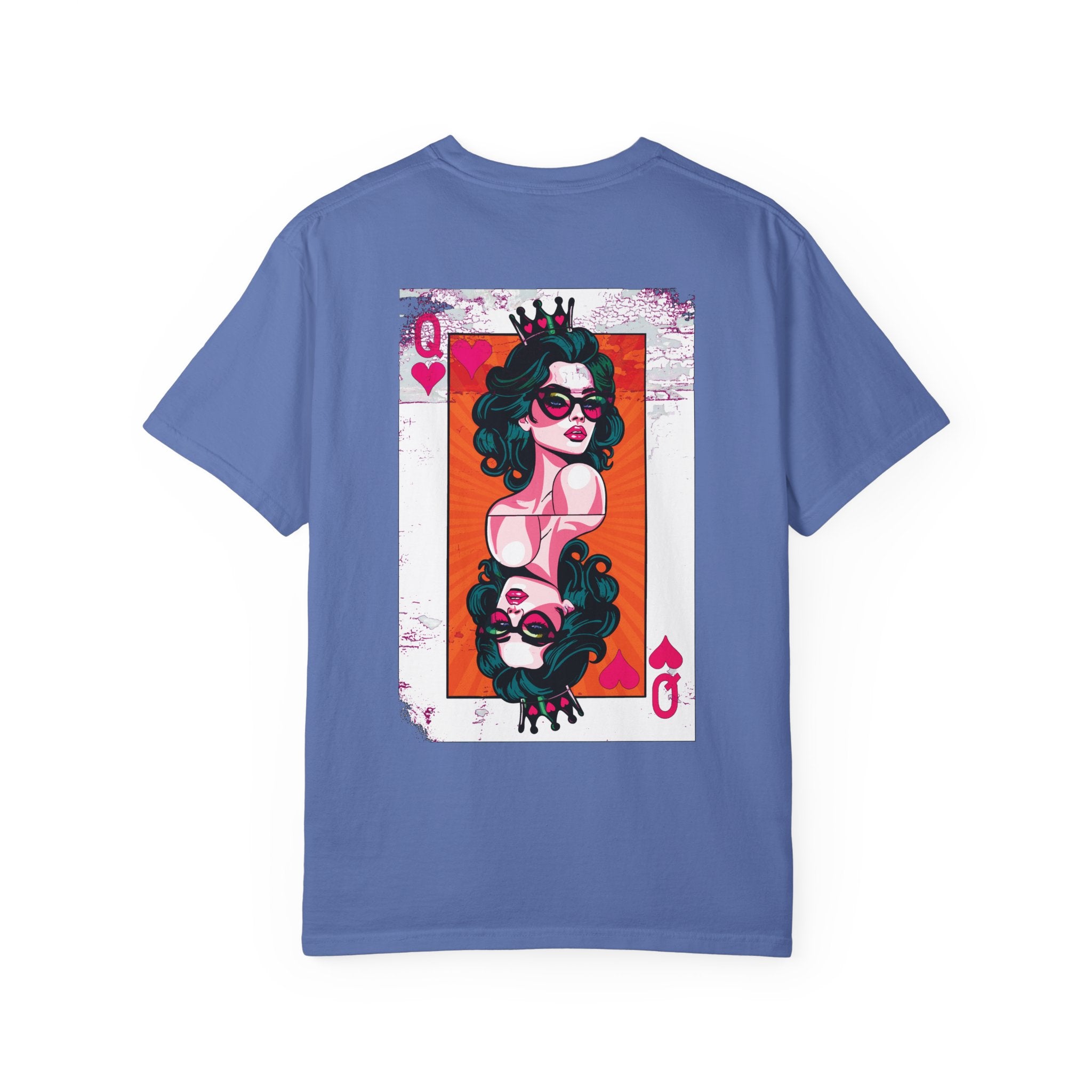 Comfort Colors® Retro Queen of Hearts Vintage Grunge T-Shirt