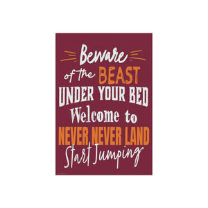 Garden flag with 'Virginia Tech Hokies Enter Sandman Banner' design