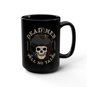 Dead Men Tell No Tales Pirate Skull Ceramic Mug 15oz