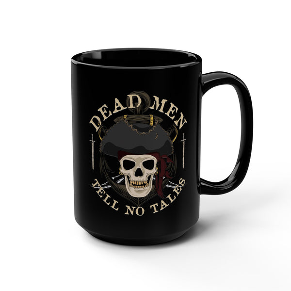 Dead Men Tell No Tales Pirate Skull Ceramic Mug 15oz