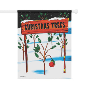 Garden flag with 'Charlie Brown Christmas – Version B' design