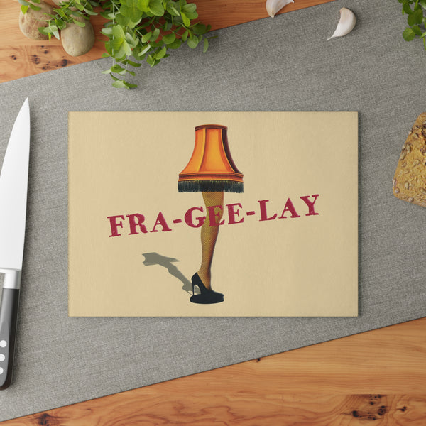 Frageelay Leg Lamp Holiday Cutting Board