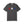 Gray t-shirt with red, white, and blue paw prints on a white background