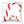 Red Candy Cane Velvet Pillow