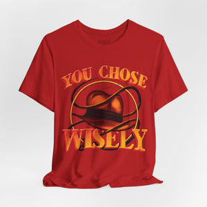 Team purple t-shirt with '80s Movies Pop Culture Action Novelty' design on a white background