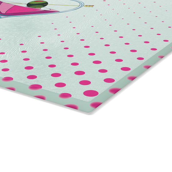Love Cupids Martini Glass Cutting Board