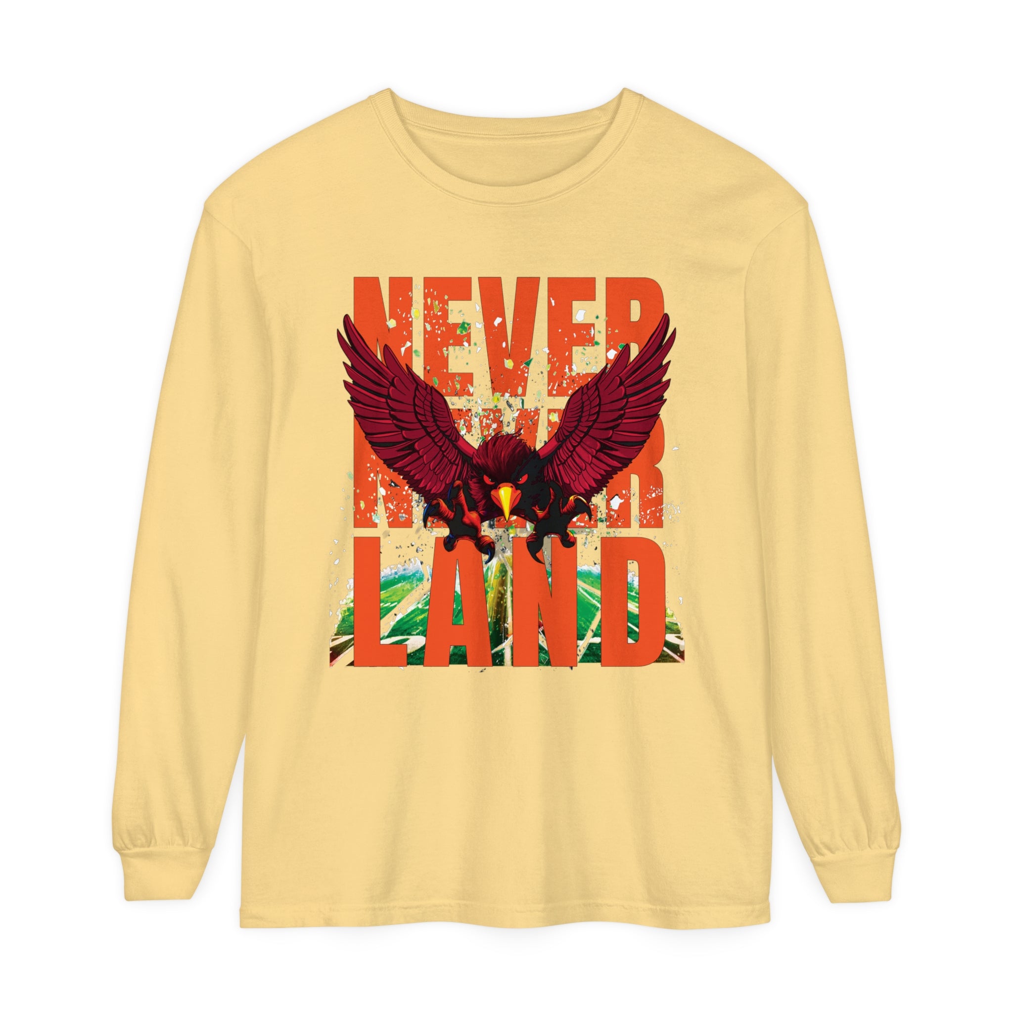 Comfort Colors® Never Never Land Hokies Long Sleeve Tee