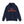 Orange hoodie with 'Va Tech Football Sandman' design on a plain background