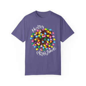Comfort Colors® Tangled Lights Merry Christmas Funny T-Shirt