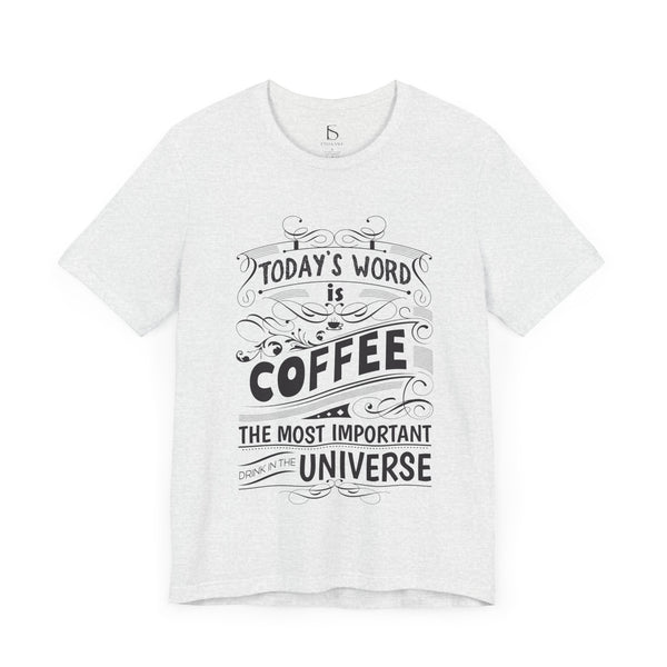 Coffee Typography T-Shirt