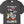 Gray t-shirt with skeleton design and 'Just Waiting for Halloween' text on a white background