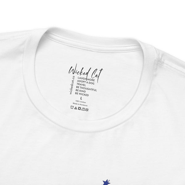 American Woman Patriotic Martini July 4th T-Shirt