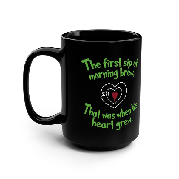 Grinch's Heart Christmas Coffee Mug 15oz