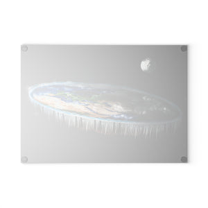 Flat Earth Funny Kitchen Decor Cutting Board
