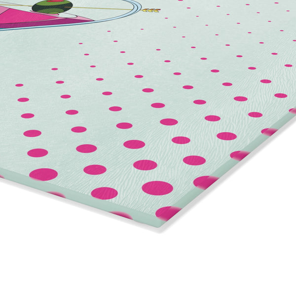 Love Cupids Martini Glass Cutting Board